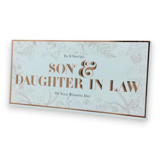 Picture of WEDDING - SON & DAUGHTER IN LAW CARD